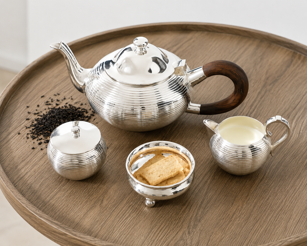 EDZARD Gümüş Kaplama Bowl Set