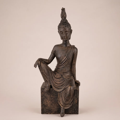 Buddha Antik Görünümlü Dekoratif Heykel