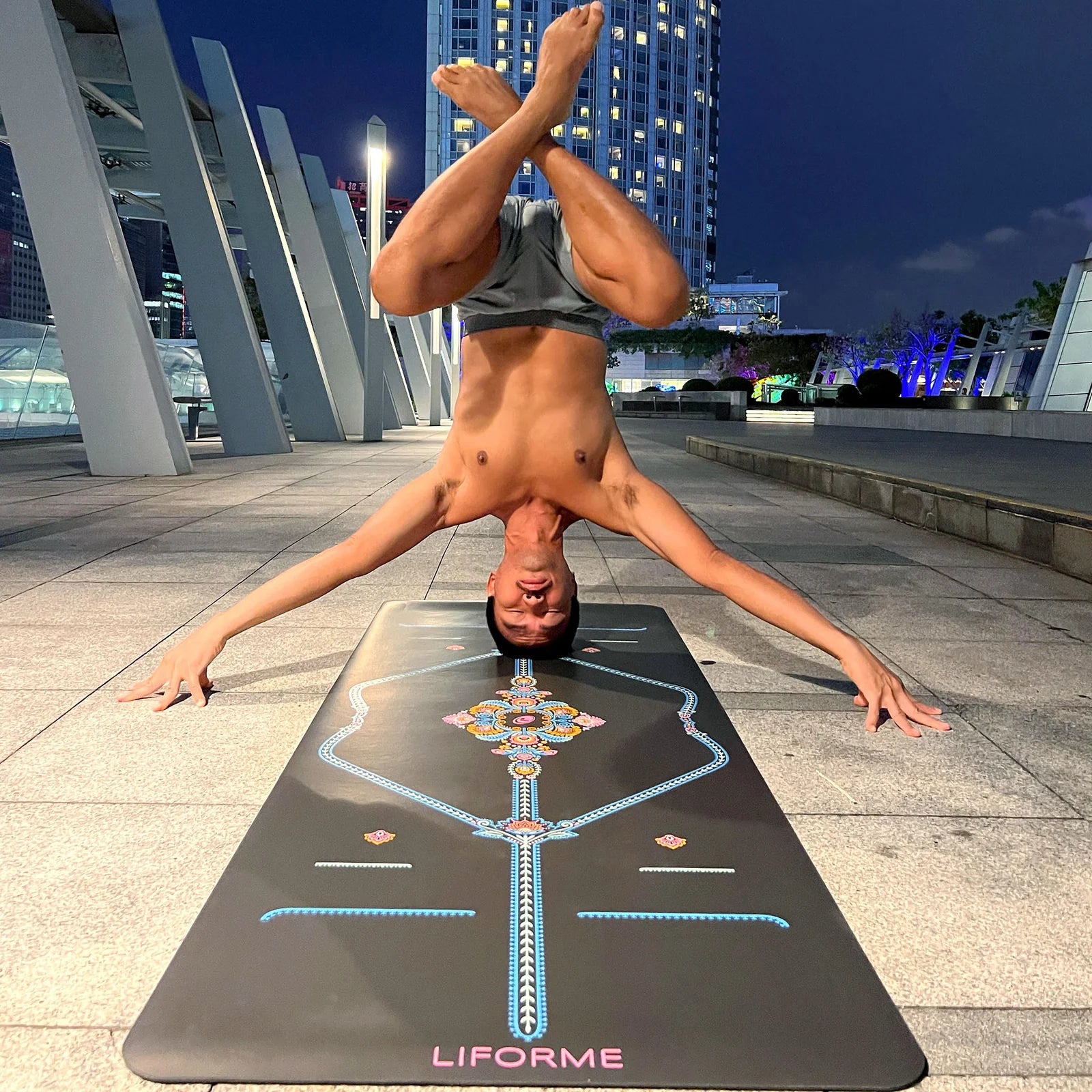 Liforme Mindful Garden Travel Yoga Mat